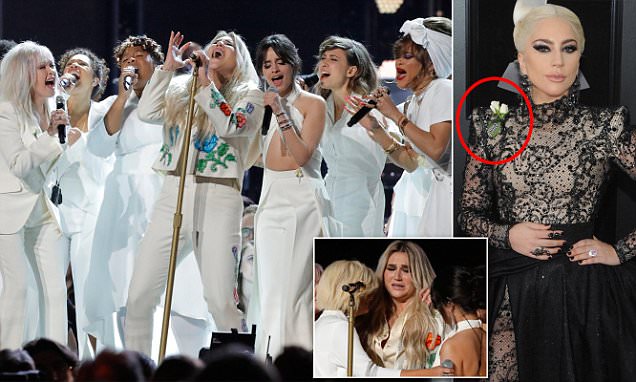 Kesha Pimpin #TimesUp Grammys Protest di Ajang Grammy Awards